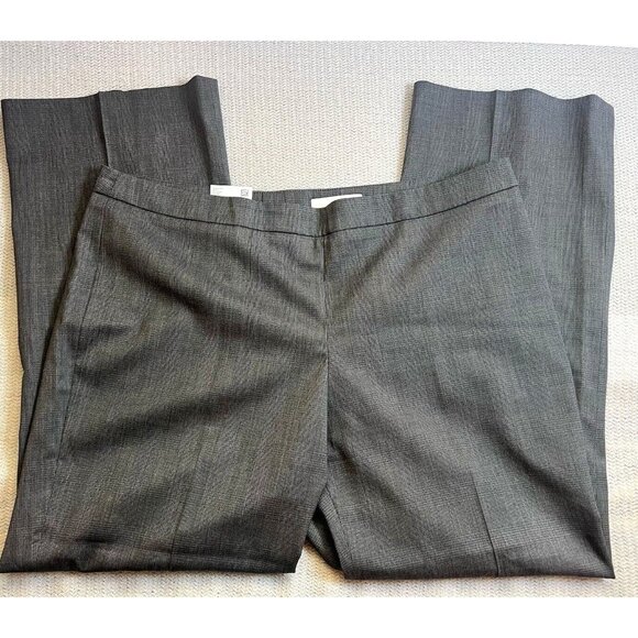 Hugo Boss Tulea Side Zip Trouser Pants Stretch Wool Gray Sz 10 $255 MSRP - Picture 1 of 11